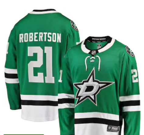Dallas Stars #21 Jason Robertson green jersey-0