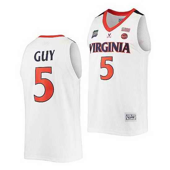 Virginia Cavaliers Kyle Guy White Commemorative Virginia Cavaliers Jersey
