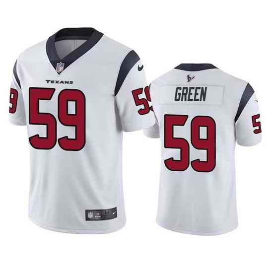 Men Houston Texans #59 Kenyon Green White Vapor Untouchable Limited Stitched Jersey