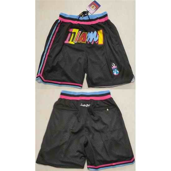 Miami Heat Basketball Shorts 041