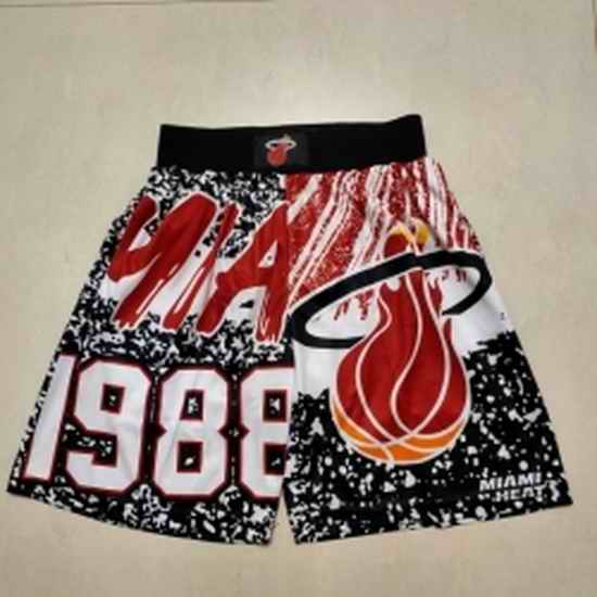 Miami Heat Basketball Shorts 036-0