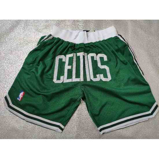 Boston Celtics Basketball Shorts 009-0