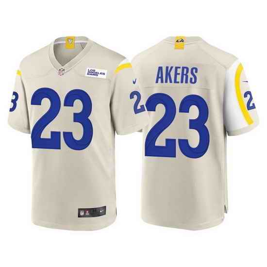 Men Los Angeles Rams #23 Cam Akers Bond Vapor Untouchable Limited Stitched Jersey