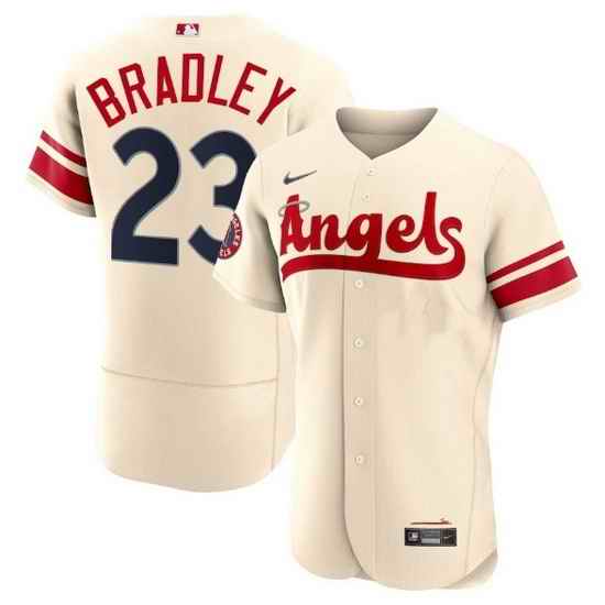 Men Los Angeles Angels #23 Archie Bradley 2022 Cream City Connect Flex Base Stitched Jerseyy