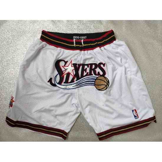Philadelphia 76ers Basketball Shorts 011-0