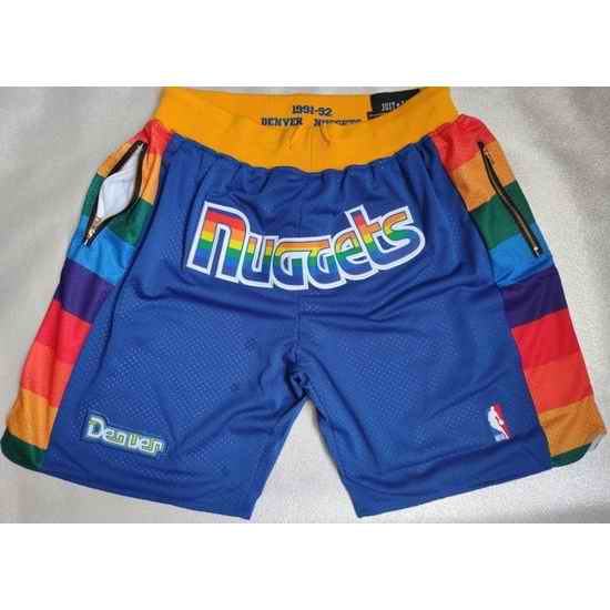 Denver Nuggets Basketball Shorts 008-0