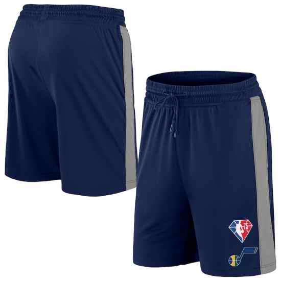 Men Utah Jazz Navy Shorts-0