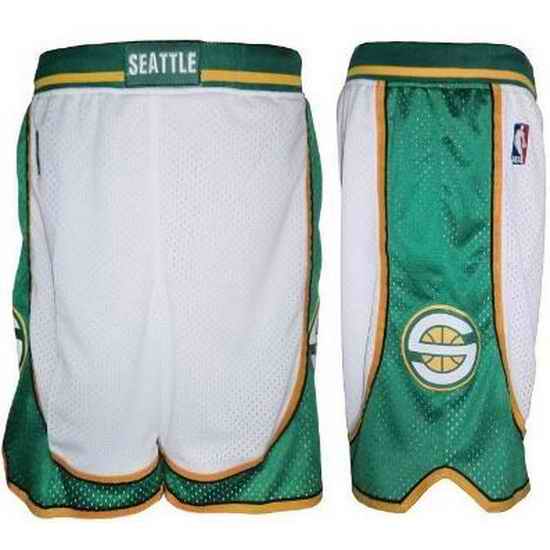 Seattle SuperSonics Basketball Shorts 003-0