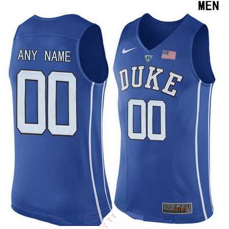 Women%27s Duke Blue Devils Custom Nike Performance Elite Royal Blue College Basketball Jersey
