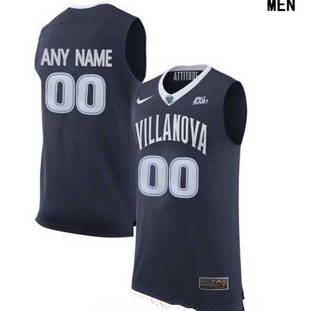 Women's Villanova Wildcats Custom Nike Navy Blue College Basketball Jersey-0