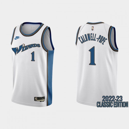 Washington Washington Wizards #1 Kentavious Caldwell-Pope White Men’s Nike NBA 2022-23 Classic Edition Jersey Men’s