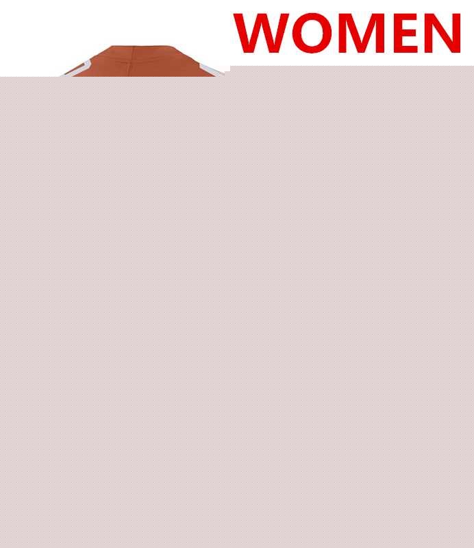 Women%27s Texas Longhorns Active Player Custom Orange F.U.S.E. State Map & SEC Patch Stitched Jersey