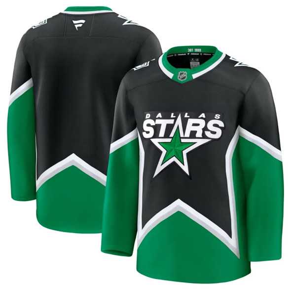 Men%27s Dallas Stars Blank Black 2025-26 Alternate Stitched Jersey Dzhi