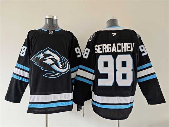 Men%27s Utah Mammoth #98 Mikhail Sergachev Navy 2025 Stitched Jersey