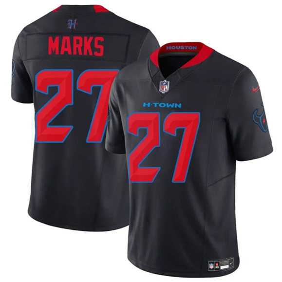 Men%27s Houston Texans #27 Woody Marks Navy 2nd Alternate 2025 F.U.S.E. Vapor Limited Stitched Jersey Dzhi