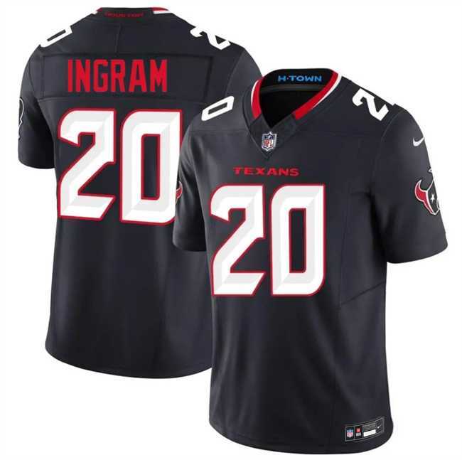 Men%27s Houston Texans #20 Ja%27Marcus Ingram Navy 2026 F.U.S.E. Vapor Limited Stitched Jersey Dzhi