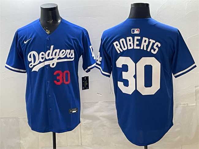 Men's Los Angeles Dodgers #30 Dave Roberts Royal 2026 Limited Stitched Jersey-0