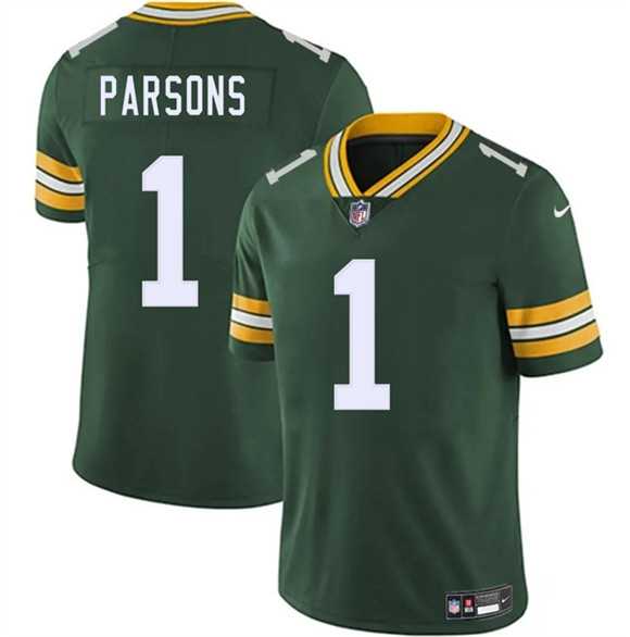 Men & Women & Youth Green Bay Packers #1 Micah Parsons Green 2025 Vapor Untouchable Limited Stitched Jersey