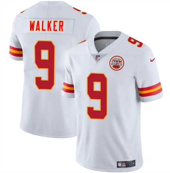 Men & Women & Youth Kansas City Chiefs #9 Kenneth Walker III White 2026 Vapor Untouchable Limited Stitched Jersey