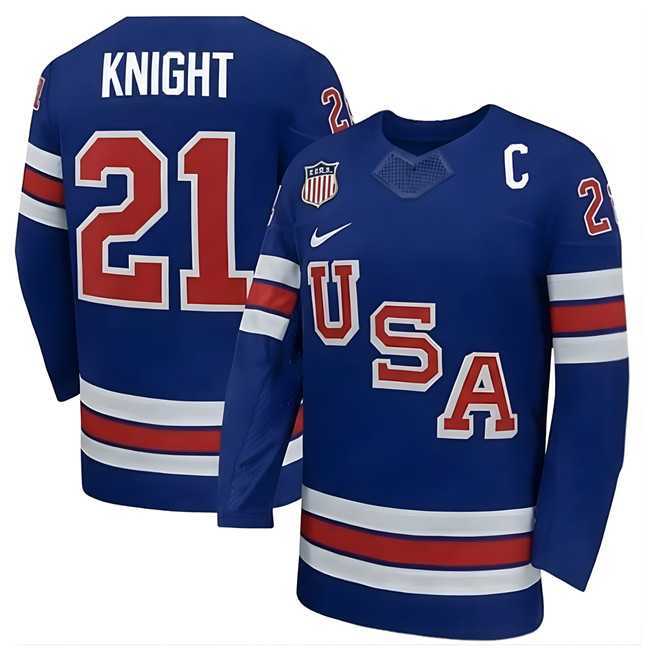 Men's USA #21 Knight Royal 2026 With C Patch Stitched Jersey Dzhi-0