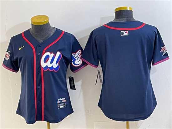 Youth American League Baltimore Orioles Blank Navy 2025 All-Star Edition Limited Stitched Jersey-0