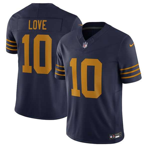 Men & Women & Youth Green Bay Packers #10 Jordan Love Navy The 1923 Classic Vapor F.U.S.E. Limited Stitched Jersey