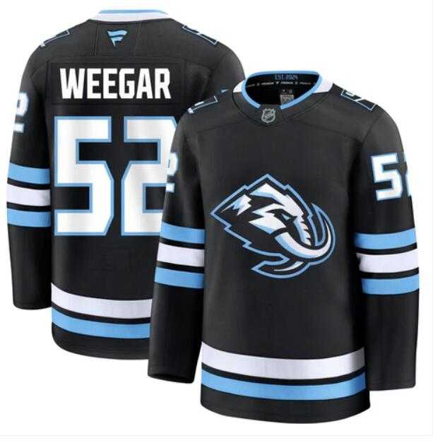 Men's Utah Mammoth #52 Mackenzie Weegar Fanatics Home Navy Blue Premium Jersey Dzhi-0