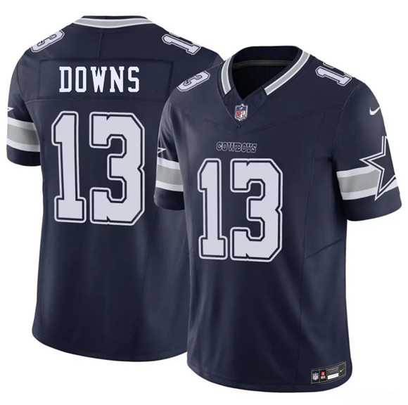 Men's Dallas Cowboys #13 Caleb Downs Navy 2026 Draft F.U.S.E Vapor Untouchable Limited Stitched Jersey-0