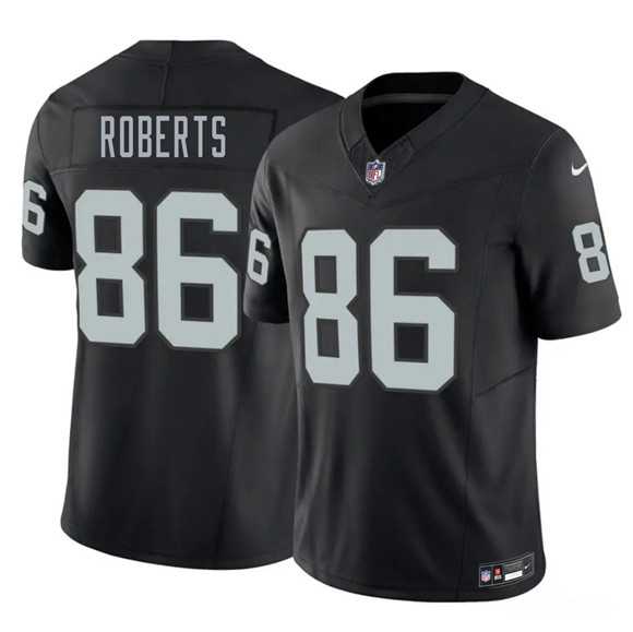 Men%27s Las Vegas Raiders #86 Chase Roberts Black 2026 Draft F.U.S.E. Vapor Untouchable Limited Stitched Jersey