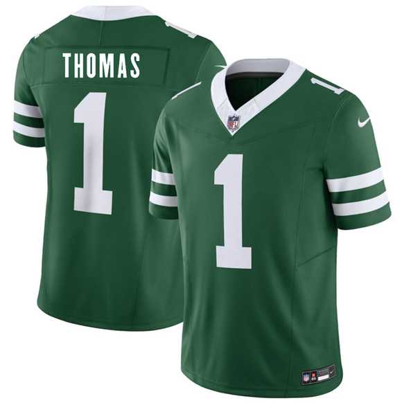 Men's New York Jets #1 Azareye'h Thomas Green 2026 Draft F.U.S.E. Vapor Untouchable Limited Stitched Jersey-0