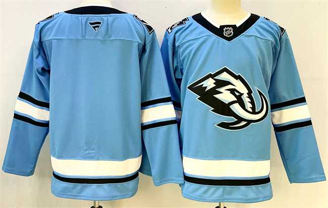 Men's Utah Mammoth Blank Blue 2025 Stitched Jersey-0