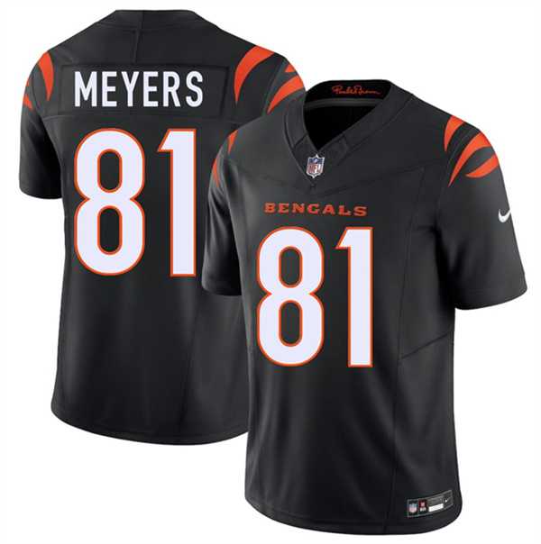 Men%27s Cincinnati Bengals #81 Dohnte Meyers Black 2026 F.U.S.E. Vapor Untouchable Limited Stitched Jersey Dzhi