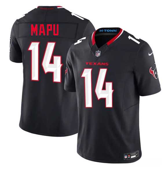 Men's Houston Texans #14 Marte Mapu Navy 2nd Alternate 2026 F.U.S.E. Vapor Limited Stitched Jersey Dzhi-0