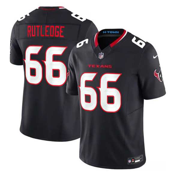 Men's Houston Texans #66 Keylan Rutledge Navy 2nd Alternate 2026 F.U.S.E. Vapor Limited Stitched Jersey Dzhi-0