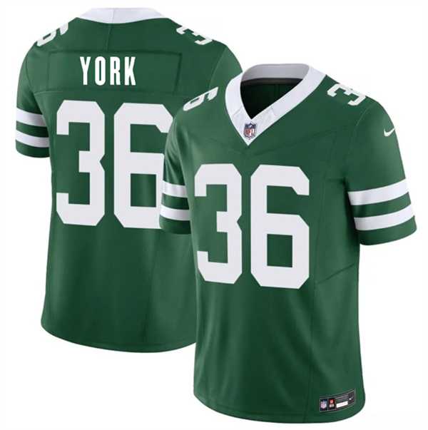 Men's New York Jets #36 Cade York Green 2026 F.U.S.E. Vapor Untouchable Limited Stitched Jersey Dzhi-0