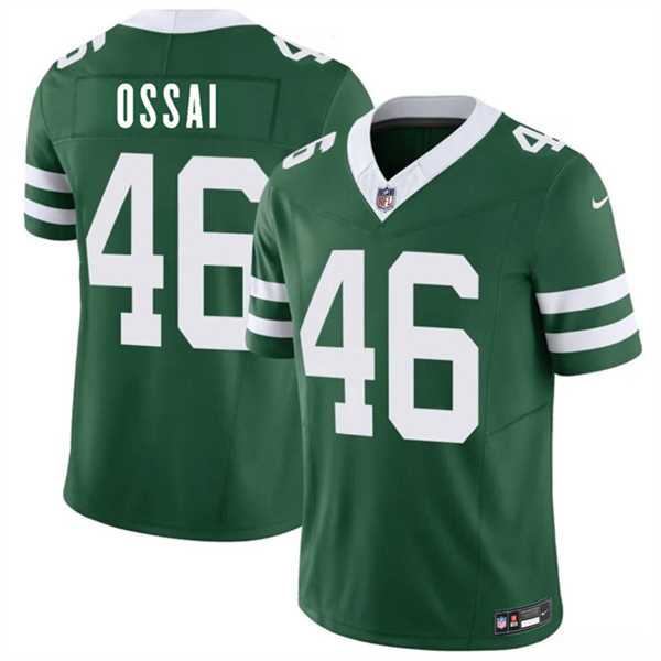 Men%27s New York Jets #46 Joseph Ossai Green 2026 F.U.S.E. Vapor Untouchable Limited Stitched Jersey Dzhi