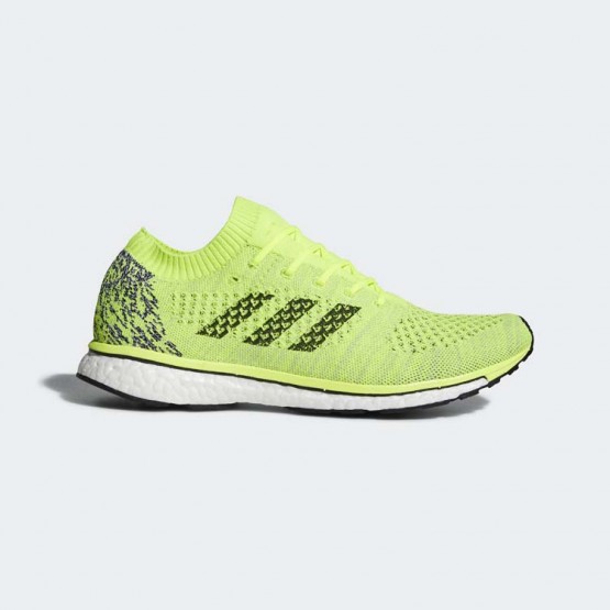 Mens Solar Yellow/Core Black/White Adidas Adizero Prime Ltd 5 Years Running Shoes 183UBERN
