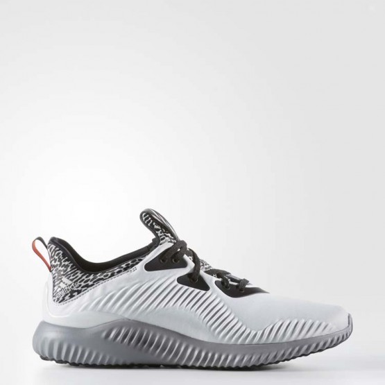 Mens Clear Grey/Matte Silver Adidas Alphabounce Running Shoes 317WASXT-0