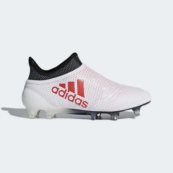 Kids Grey/Black Adidas X 17+ Purespeed Firm Ground Cleats Soccer Cleats 469PDWRY