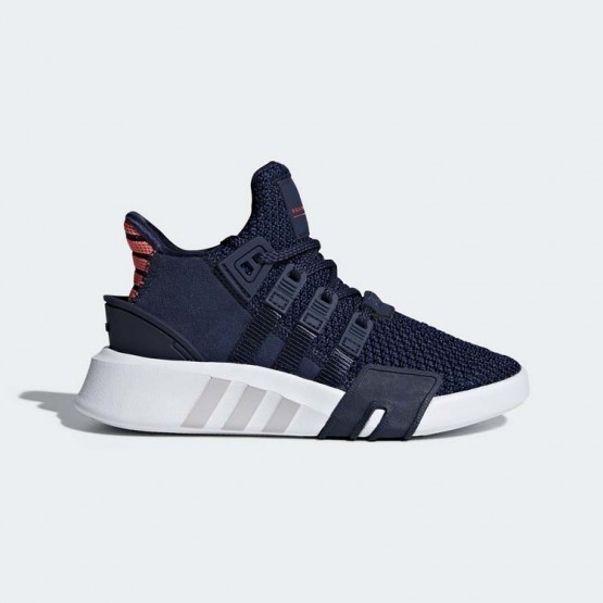 Kids Collegiate Navy Adidas Originals Eqt Basketball Adv Shoes 549QELMF-0