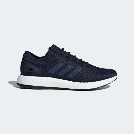 Mens Collegiate Navy/Trace Blue Adidas Pureboost Running Shoes 634FZKVO-0