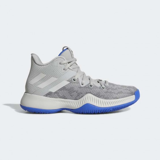 Kids Grey Adidas Mad Bounce Basketball Shoes 687TOFHP-0