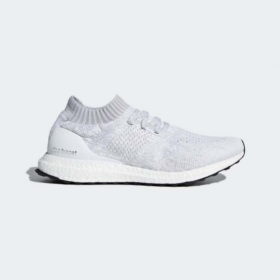 Mens White/White Tint/Core Black Adidas Ultraboost Uncaged Running Shoes 734FPSHG