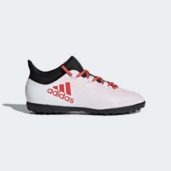 Kids Grey/Black Adidas X Tango 17.3 Turf Soccer Cleats 738XYZCM-0