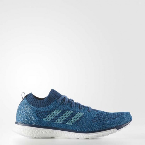 Mens Blue Night/Energy Aqua Adidas Adizero Prime Parley Running Shoes 869HDABV